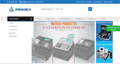 Desktop Screenshot of primex-ltda.com