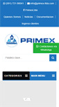 Mobile Screenshot of primex-ltda.com